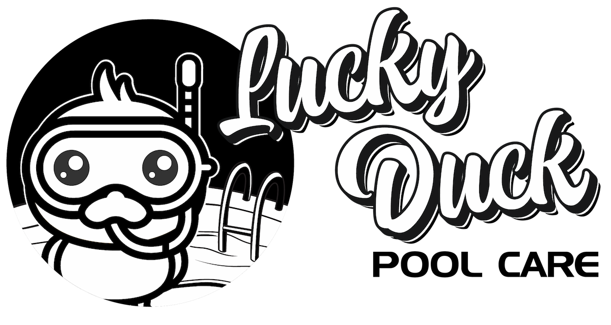 Lucky Duck Pool Care Logo Pool maintenance, service, and cleaning in South Scottsdale and Paradise Valley.